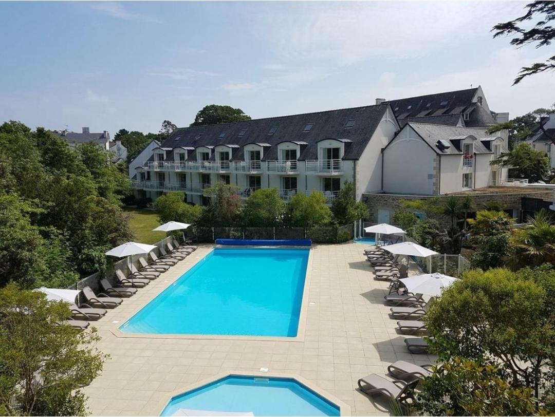 L'Es-Cale De Beg-Meil Avec Piscine Et Plage Appartement Avec 1 Chambre Et 1 Alcove Fouesnant Extérieur photo